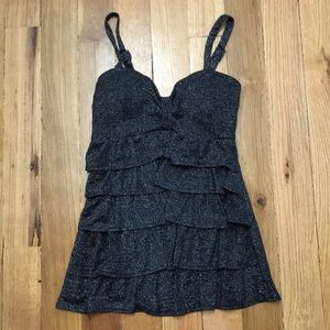 Sparkly stretch tank top